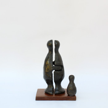 Œuvre contemporaine nommée « Famille bouteille (n° 42) », Réalisée par DIDIER FOURNIER