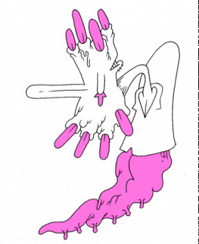 Œuvre contemporaine nommée « L'hibernation des doigts flageolet ! / 2022 », Réalisée par TONTON TUTUT, DRESSEUR DE LARDONS