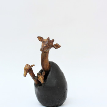 Œuvre contemporaine nommée « Girafes (n°313) », Réalisée par DIDIER FOURNIER