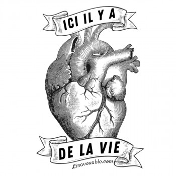 Œuvre contemporaine nommée « Ici il y a de la vie », Réalisée par L'INAVOUABLE