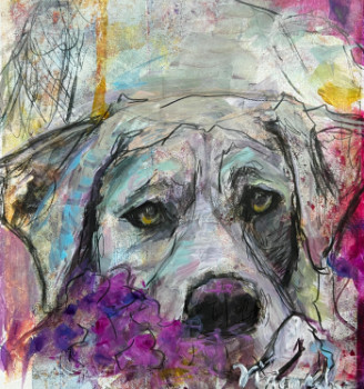 Œuvre contemporaine nommée « Merlin », Réalisée par VIVIANE LESZCZYNSKI