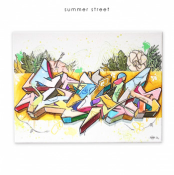 Œuvre contemporaine nommée « Summer street », Réalisée par SONA