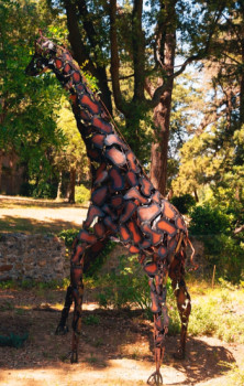Œuvre contemporaine nommée « Girafe Gab'Art », Réalisée par GAB'ART