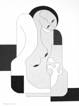 Œuvre contemporaine nommée « Me-Time », Réalisée par HILDEGARDE HANDSAEME