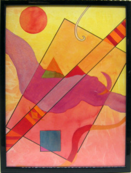 Œuvre contemporaine nommée « Entendu pour Kandinsky », Réalisée par PATRICIA JACQUIER
