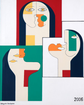 Œuvre contemporaine nommée « Masquerade », Réalisée par HILDEGARDE HANDSAEME