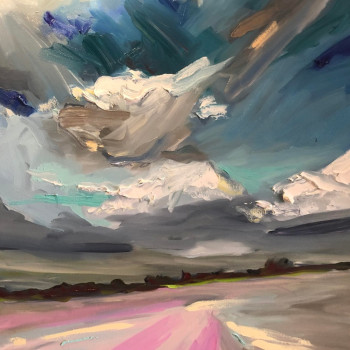 Œuvre contemporaine nommée « plage de la franqui », Réalisée par RAPHAEL