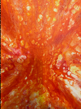 Œuvre contemporaine nommée « Feux », Réalisée par FANART STéPHANIE CODURI