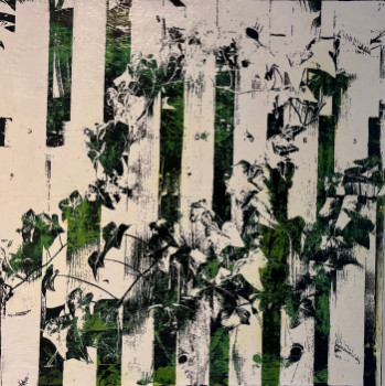 Œuvre contemporaine nommée « Merging ivy », Réalisée par ALAIN CABOT