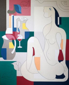 Œuvre contemporaine nommée « Une femme naturelle », Réalisée par HILDEGARDE HANDSAEME