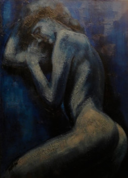 Œuvre contemporaine nommée « Femme endormie IV », Réalisée par PHILIPPE JAMIN