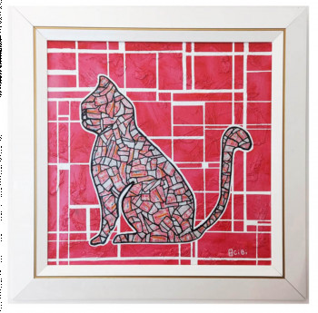 Œuvre contemporaine nommée « PINK CHARAMBAR », Réalisée par CIBI
