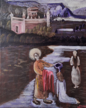 Œuvre contemporaine nommée « Baptême », Réalisée par KOZAR