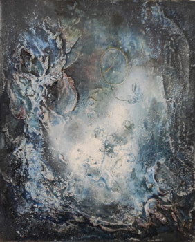 Œuvre contemporaine nommée « Bulles d'émotions », Réalisée par CATHY LE CARRE