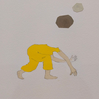 Œuvre contemporaine nommée « Luttes anecdotiques », Réalisée par ANNA VLIET