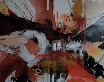 Œuvre contemporaine nommée « Tableau moderne abstrait », Réalisée par PATRICE PAINTING