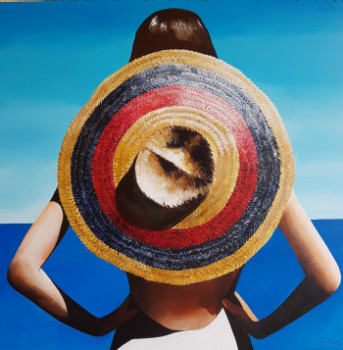 Œuvre contemporaine nommée « SOMBRERO », Réalisée par EVELYNE SIE