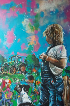 Œuvre contemporaine nommée « Le petit blond », Réalisée par ARKA