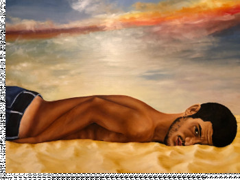 Œuvre contemporaine nommée « Sur la plage », Réalisée par PATRICE POMAREZ