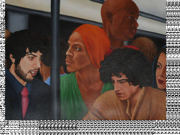 Œuvre contemporaine nommée « Au métro », Réalisée par PATRICE POMAREZ