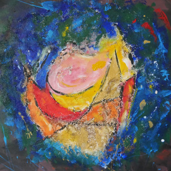 Œuvre contemporaine nommée « LE COEUR DE L'ENERGIE ou L'ENERGIE DU COEUR », Réalisée par JEAN-MARC GAYRAUD