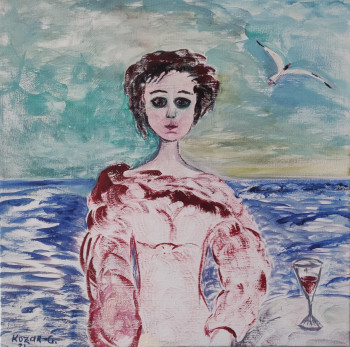 Œuvre contemporaine nommée « Mouette », Réalisée par KOZAR