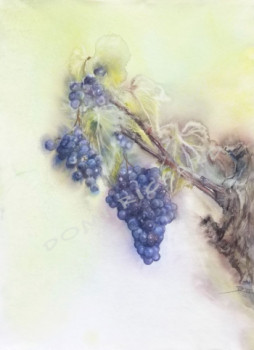 Œuvre contemporaine nommée « la grappe de raisin », Réalisée par DOMINIQUE RICHARD