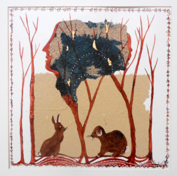 Œuvre contemporaine nommée « Les lapins », Réalisée par VALENTINE CARRE
