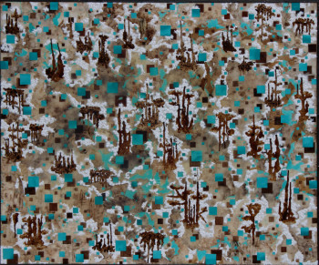 Œuvre contemporaine nommée « Apparitions, signes, traces, mais... "Le silence de la forêt des présages" », Réalisée par TOUCAS-TERZIAN