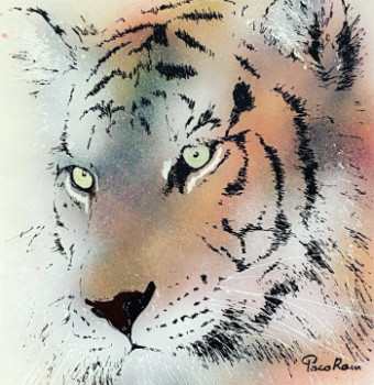 Œuvre contemporaine nommée « SWEET TIGER », Réalisée par PACOROUM
