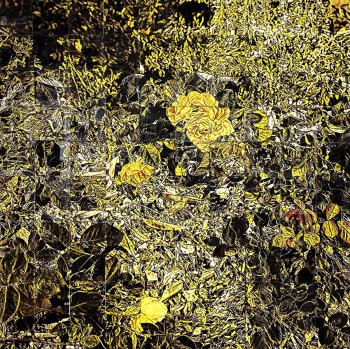 Œuvre contemporaine nommée « Destructuring in yellow », Réalisée par ALAIN CABOT
