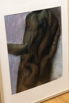 Œuvre contemporaine nommée « Under the shower », Réalisée par KAT