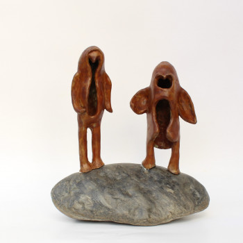 Œuvre contemporaine nommée « Les chevaliers (n°318) », Réalisée par DIDIER FOURNIER