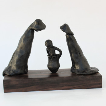 Œuvre contemporaine nommée « La crèche (n°319) », Réalisée par DIDIER FOURNIER