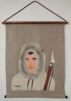 Œuvre contemporaine nommée « INUIT », Réalisée par LAURENCE LBN