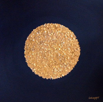 Œuvre contemporaine nommée « NOYEUX D OR », Réalisée par LAURENCE LBN
