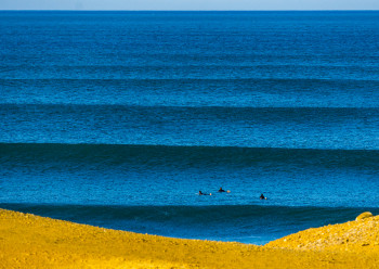 Œuvre contemporaine nommée « Lines of blue », Réalisée par PIERRE SASSI