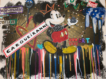 Œuvre contemporaine nommée « Mickey 83 », Réalisée par AMANDINE SCHIAVO