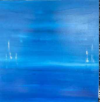 Œuvre contemporaine nommée « Le bleu des Pouilles », Réalisée par BARTH MROZ