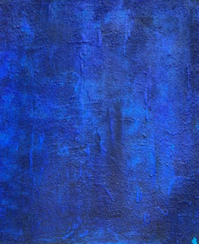 Œuvre contemporaine nommée « Azurite », Réalisée par CATHERINE BENOIST