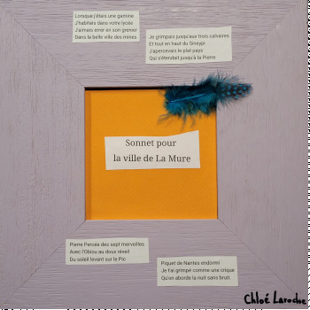 Œuvre contemporaine nommée « Sonnet pour la ville de La Mure », Réalisée par CHLOé LAROCHE