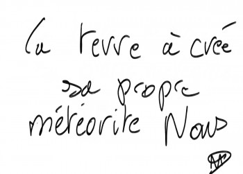 Œuvre contemporaine nommée « Ironie », Réalisée par NICOLAS D