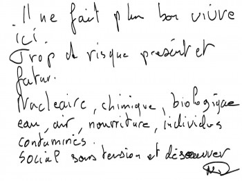 Œuvre contemporaine nommée « Désoeuvrement », Réalisée par NICOLAS D