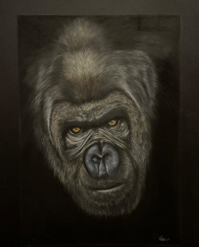 Œuvre contemporaine nommée « Gorille », Réalisée par SLEY