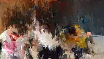 Œuvre contemporaine nommée « Livia "chorimages 18" », Réalisée par PAT O'BINE
