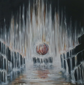 Œuvre contemporaine nommée « Eden Water », Réalisée par JéRôME SAUNOIS