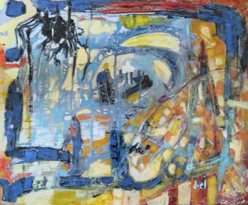 Œuvre contemporaine nommée « Une araignée au plafond », Réalisée par JOEL