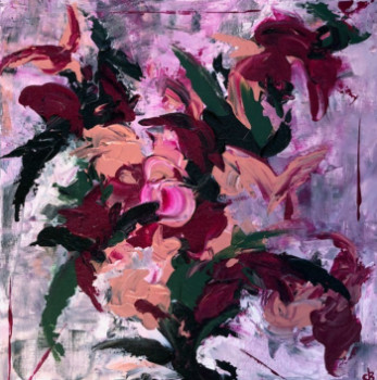 Œuvre contemporaine nommée « Petali di rosa », Réalisée par CATHERINE BENOIST