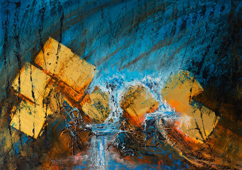 Œuvre contemporaine nommée « Orfèvre », Réalisée par FRANçOISE DUGOURD-CAPUT