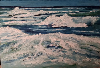 Œuvre contemporaine nommée « Arromanches », Réalisée par SAKO